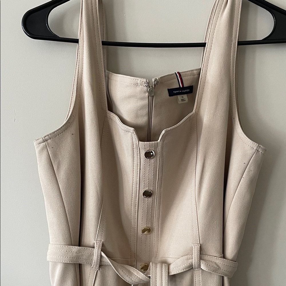 Tommy Hilfiger Cream Sleeveless Dress